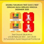 Tukarkan Tiket dan E Tiket Anda